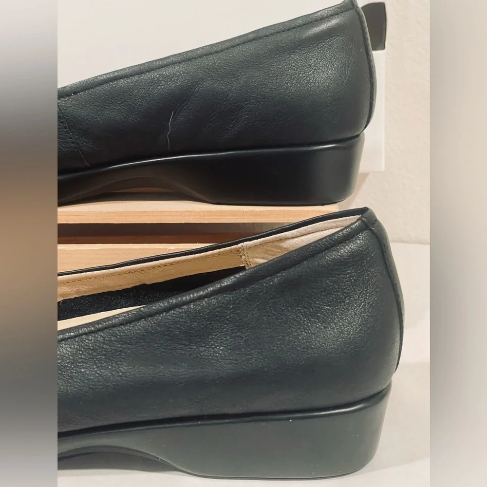 Hush Puppies “Tabee Paradise” Black Ballet Flats Comfort Loafers | NIB | Sz 12